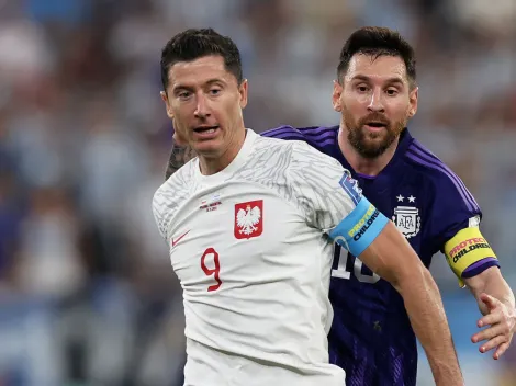 Lionel Messi says he and Robert Lewandowski made amends after the World Cup