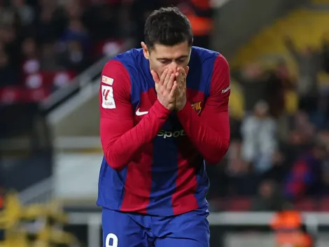 Video: Lewandowski reproaches Raphinha for taking a free-kick in loss to Girona