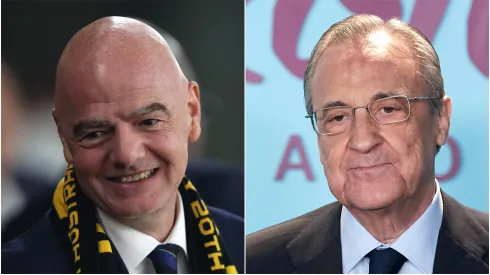 Gianni Infantino and Florentino Perez