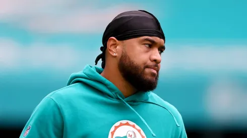 Tua Tagovailoa #1 of the Miami Dolphins