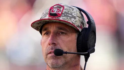 Head coach Kyle Shanahan of the San Francisco 49ers