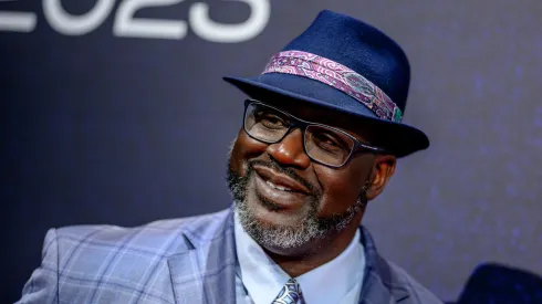 Shaquille O’Neal attends the 37th Annual Footwear News Achievement Awards at Cipriani South Street on November 29, 2023 in New York City.