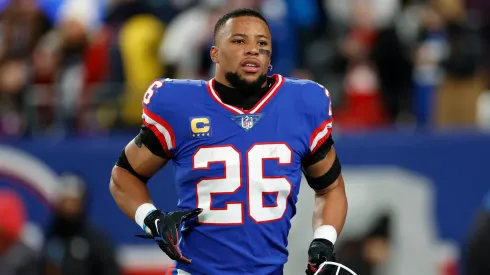 Saquon Barkley, running back of the New York Giants