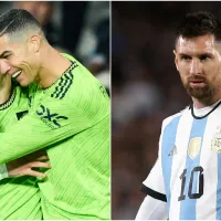 Di Maria encourages Garnacho to celebrate like Messi, not Ronaldo