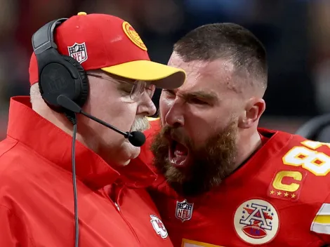 Travis Kelce pushes Chiefs coach Andy Reid: Funniest memes and reactions