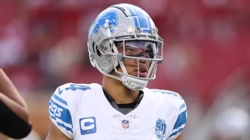 Amon-Ra St. Brown, wide receiver of the Detroit Lions