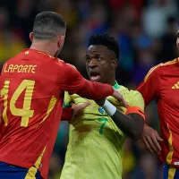 Aymeric Laporte takes a shot at Vinicius Junior over scuffle in Spain-Brazil