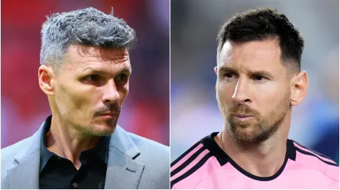 Fernando Ortiz and Lionel Messi