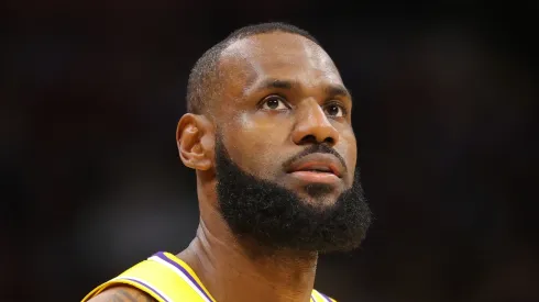 LeBron James of the Los Angeles Lakers