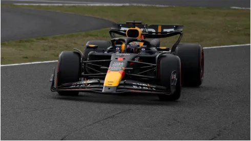 Max Verstappen qualified on pole position