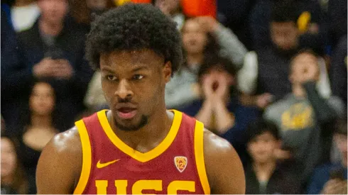 Bronny James playing for USC