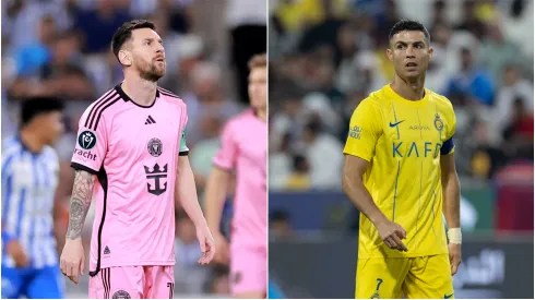 Lionel Messi (left) and Cristiano Ronaldo.