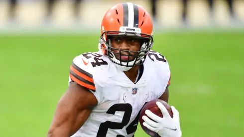 Nick Chubb, running back of the Cleveland Browns
