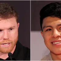 Who are the singers that came out with Saul Canelo Alvarez and Jaime Munguia?