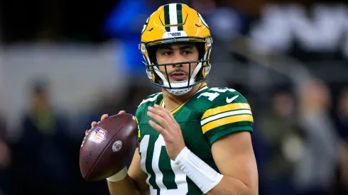 Jordan Love, quarterback of the Green Bay packers (NFL 2023)