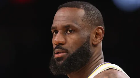 LeBron James of the Los Angeles Lakers
