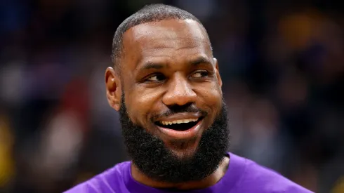 LeBron James of the Los Angeles Lakers