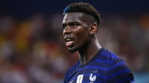 Paul Pogba of France looks on during the UEFA Euro 2020 Championship Round of 16 match between France and Switzerland