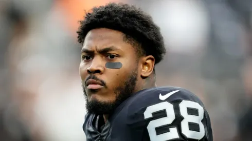 Josh Jacobs, former running back of the Las Vegas Raiders