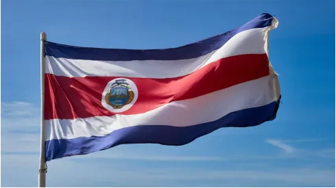 The flag of Costa Rica