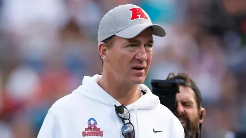 Peyton Manning during the 2024 Pro Bowl games
