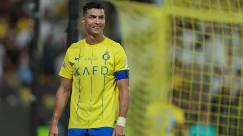 Cristiano Ronaldo of Al Nassr reacts during the Saudi Pro League match between Al-Nassr and Al-Hilal