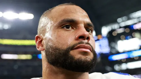 Dak Prescott quarterback of the Dallas Cowboys