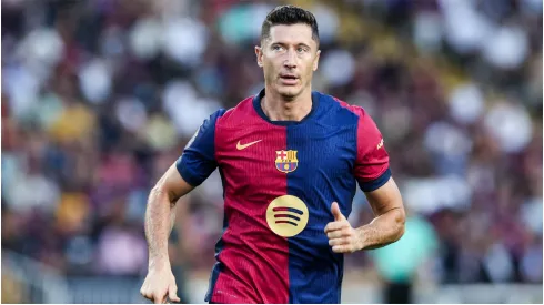 Robert Lewandowski of FC Barcelona