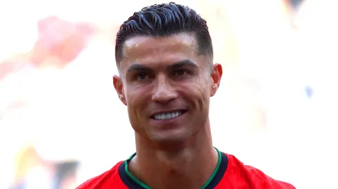 Cristiano Ronaldo of Portugal looks on prior to the UEFA EURO 2024 group stage match between Turkiye and Portugal