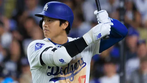Shohei Ohtani 17 of the Los Angeles Dodgers gets ready to bat during their MLB, Baseball Herren, USA regular season game against the Seattle Mariners on Monday August 19, 2024.
