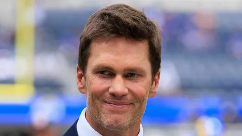 Tom Brady attends the NFL, American Football Herren, USA preseason game between the Los Angeles Rams and the Dallas Cowboys on Sunday August 11, 2024 at SoFi Stadium in Inglewood, California.