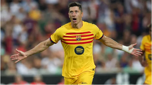 Robert Lewandowski of FC Barcelona