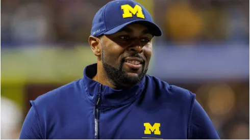 Michigan offensive coordinator Sherrone Moore