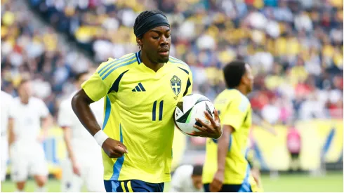 Anthony Elanga of Sweden