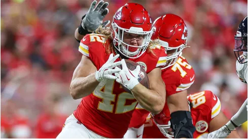 Kansas City Chiefs full back Carson Steele