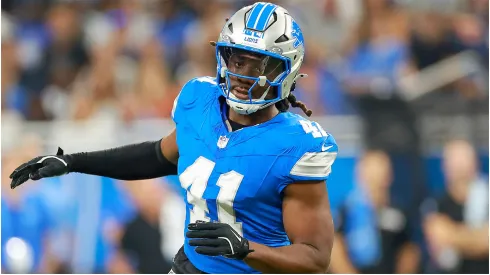 Detroit Lions linebacker James Houston