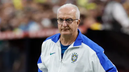 Head coach Dorival Junior of Brazil looks on prior to during the CONMEBOL Copa America 2024 quarterfinal match between Uruguay and Brazil at Allegiant Stadium on July 06, 2024 in Las Vegas, Nevada.