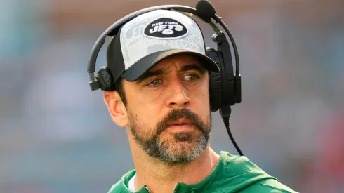 Aaron Rodgers quarterback of the New York Jets