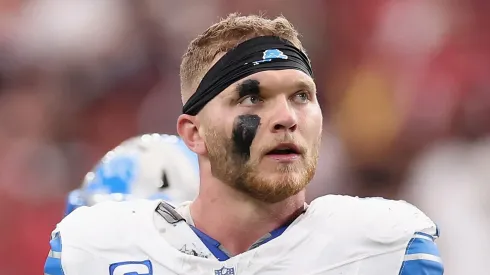 Defensive end Aidan Hutchinson #97 of the Detroit Lions during the NFL game at State Farm Stadium on September 22, 2024 in Glendale, Arizona. The Lions defeated the Cardinals 20-13.