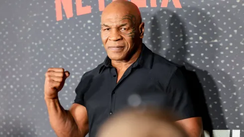 Mike Tyson attends the Los Angeles Premiere of Netflix's "Starting 5"at The Egyptian Theatre Hollywood on September 23, 2024 in Los Angeles, California. (Photo by Matt Winkelmeyer/Getty Images)