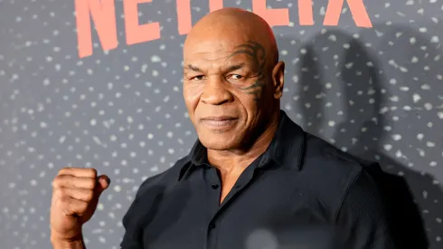 Mike Tyson attends the Los Angeles Premiere of Netflix's "Starting 5"at The Egyptian Theatre Hollywood on September 23, 2024 in Los Angeles, California.