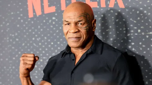 Mike Tyson attends the Los Angeles Premiere of Netflix's "Starting 5"at The Egyptian Theatre Hollywood on September 23, 2024.