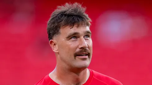 Travis Kelce tight end of the Kansas City Chiefs