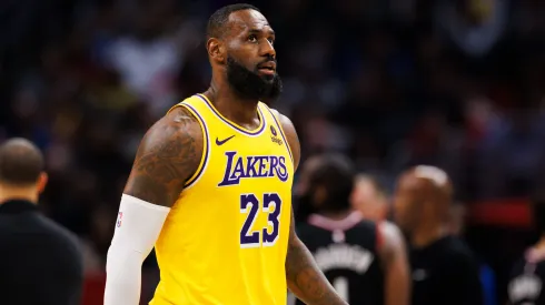 LeBron James during a game against the LA Clippers