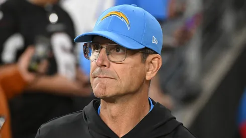 Jim Harbaugh, head coach of the Los Angeles Chargers