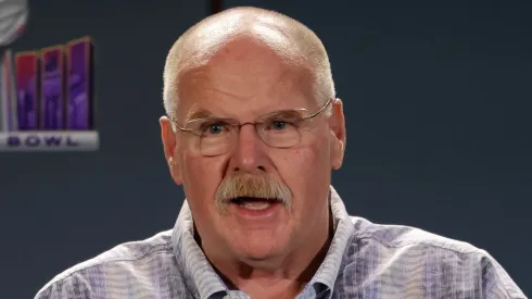 Andy Reid head coach of the Kansas City Chiefs