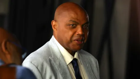 Charles Barkley looks on prior to Game Four of the 2024 NBA Finals between the Dallas Mavericks and the Boston Celtics.