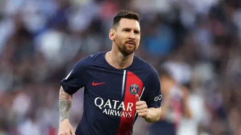Lionel Messi playing for PSG in 2023