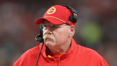 Andy Reid head coach of the Kansas City Chiefs