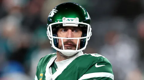 Aaron Rodgers, quarterback for the New York Jets